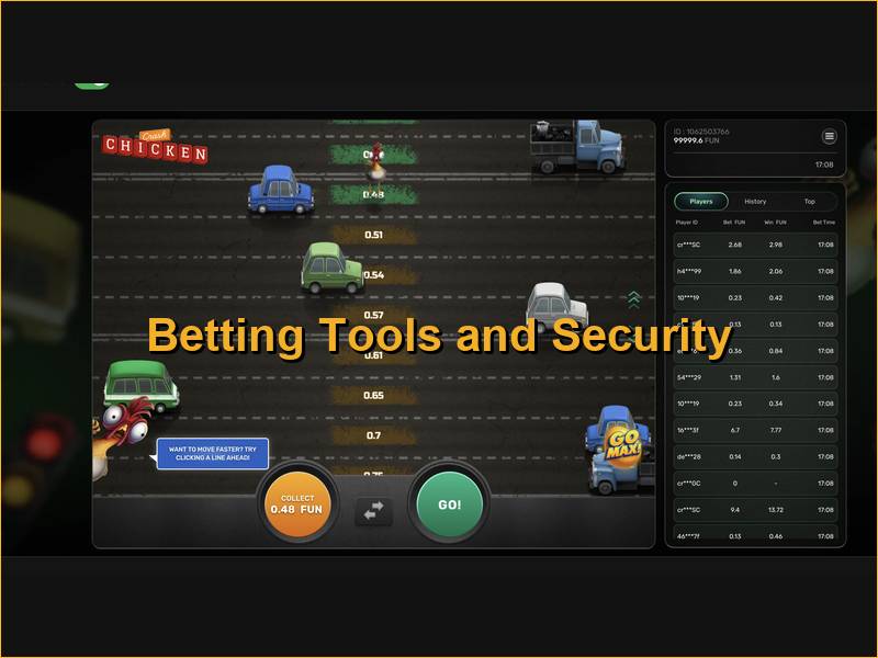 Betting options and platform security