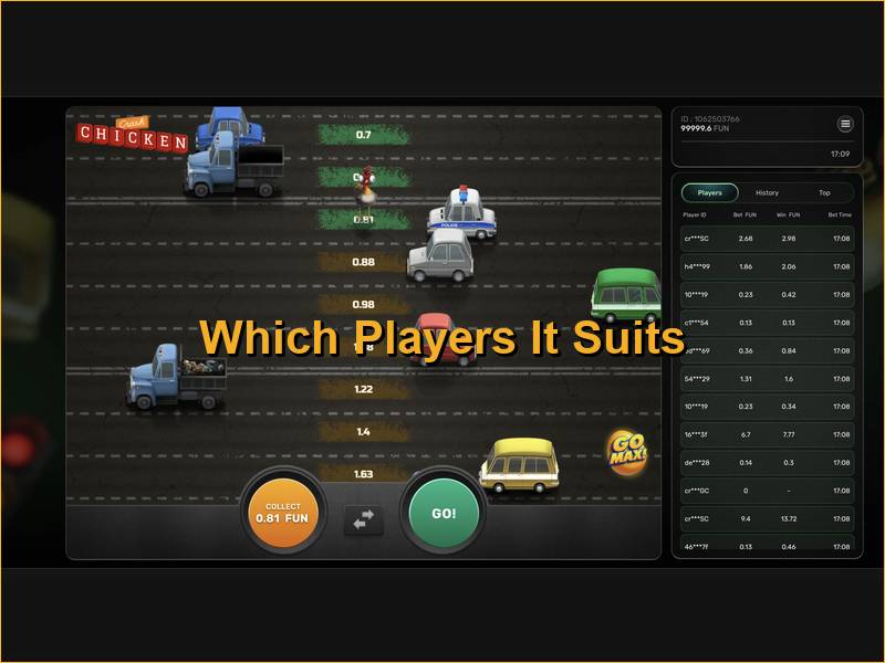 Target audience and suitable players