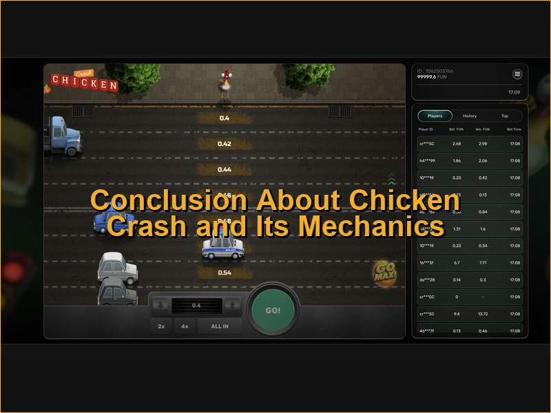 Conclusion and Overall Assessment of Chicken Crash