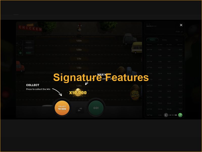 Unique features and highlights of Chicken Crash