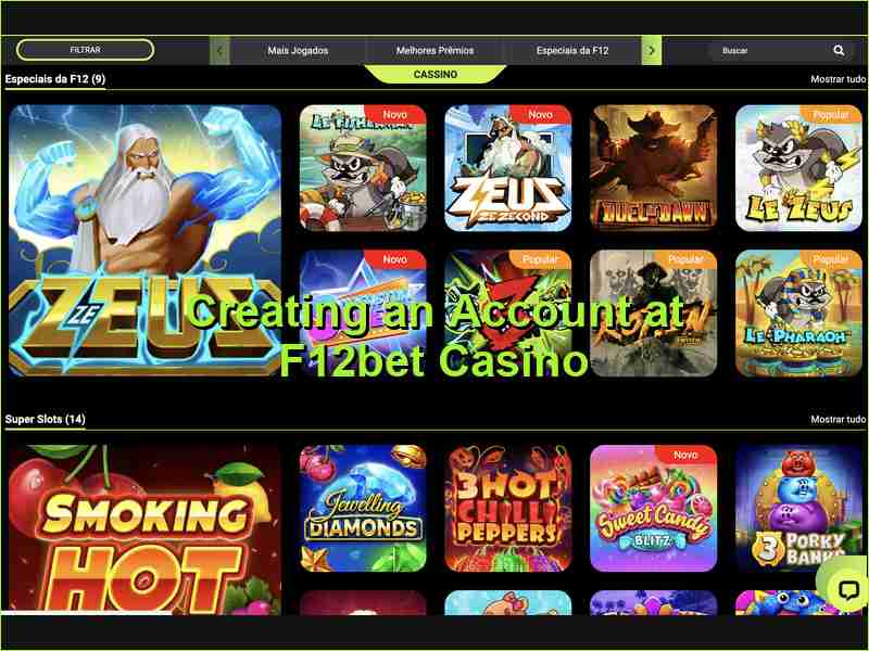 Процесс оформления профиля и регистрации в F12bet