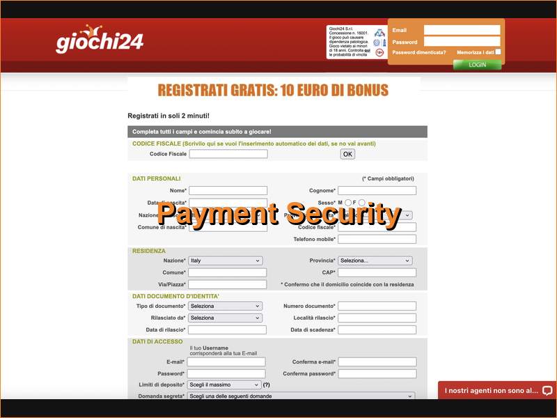 Двухфакторная аутентификация и стандарты PSD2 на Giochi24
