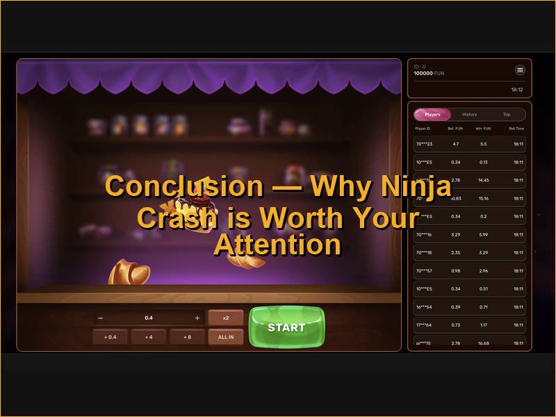 Conclusiones generales y reseña de Ninja Crash