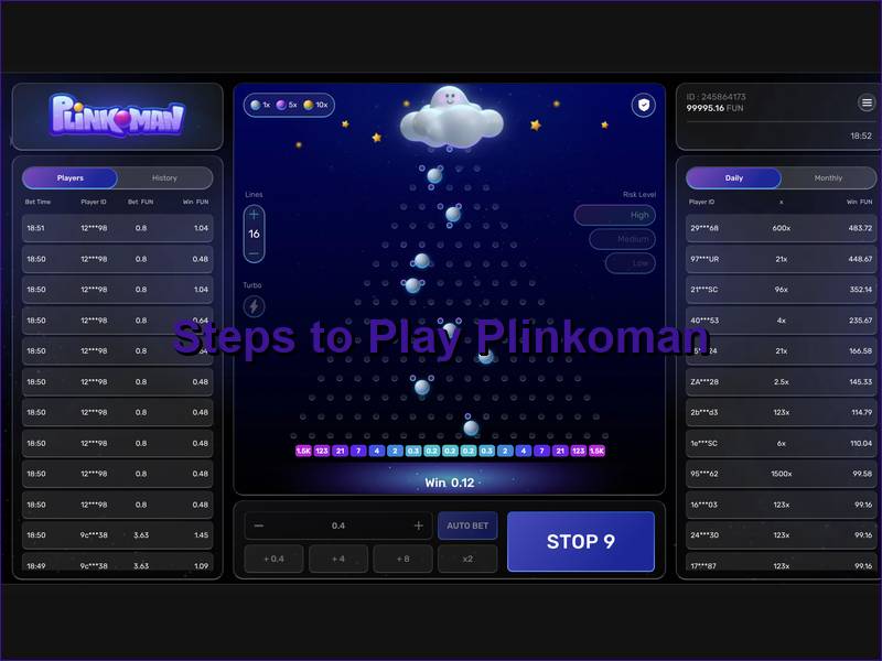 Lançamento e início passo a passo da primeira ronda