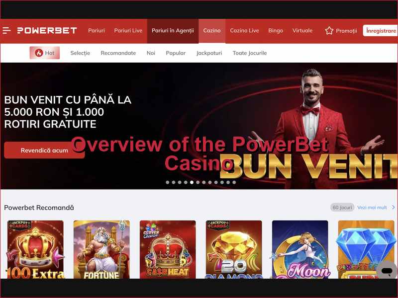 Структура и возможности казино PowerBet