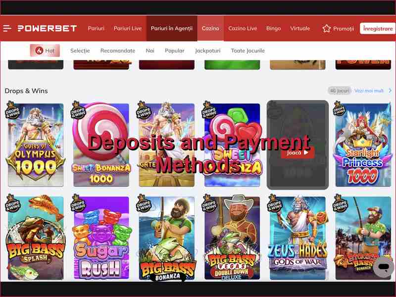 Методы оплаты и лимиты депозитов на PowerBet