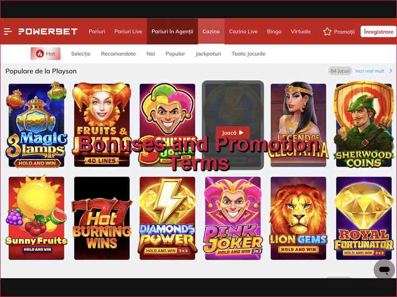Правила бонусов и промоакций на PowerBet
