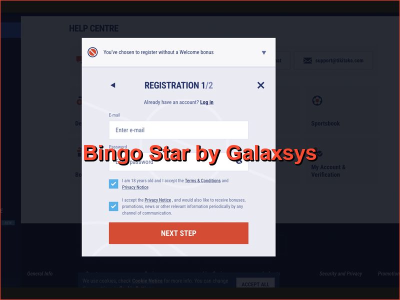 Descrição e jogabilidade do Bingo Star da Galaxsys