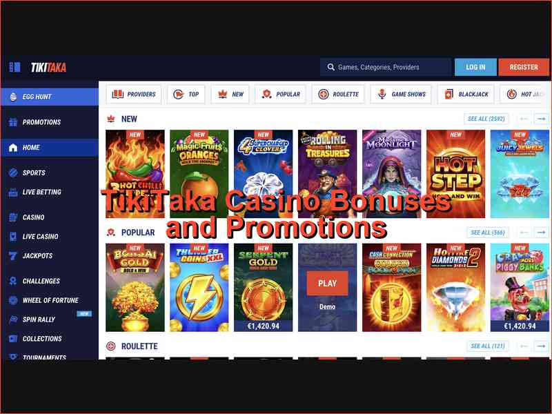 Tipos de bónus e termos e condições das promoções da TikiTaka