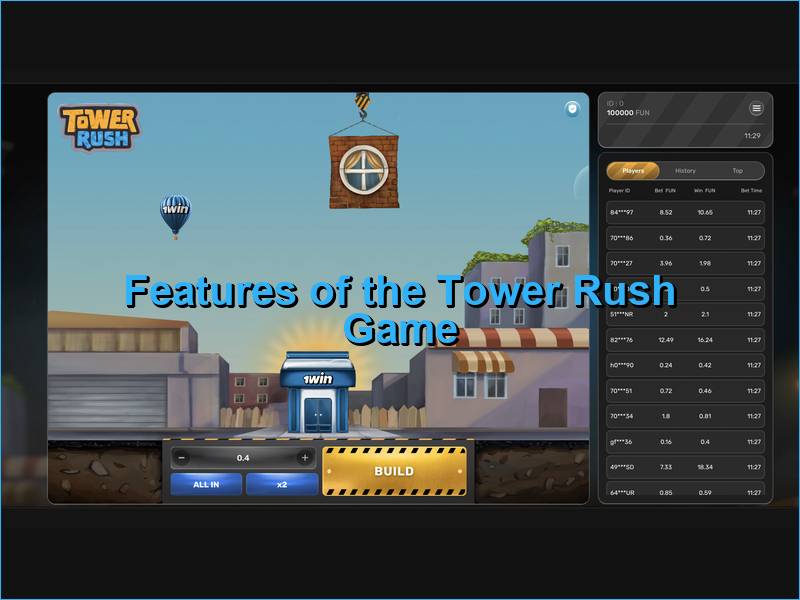 Características y particularidades de Tower Rush