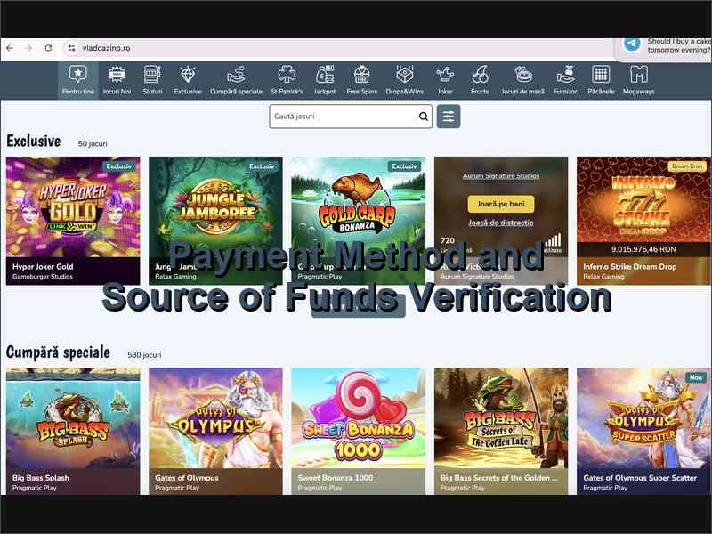 Procédures de validation des modes de paiement et de conformité
